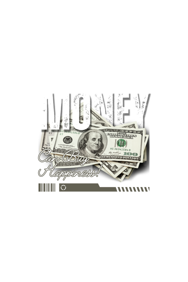Money Can buy Happiness Designer Tourque Tee