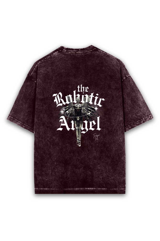 Acid Wash Design printed Tshirt