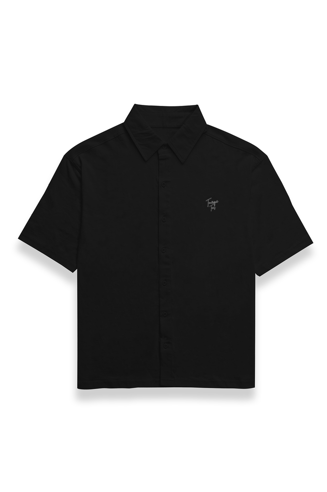 Men's Solid Oversized Shirt