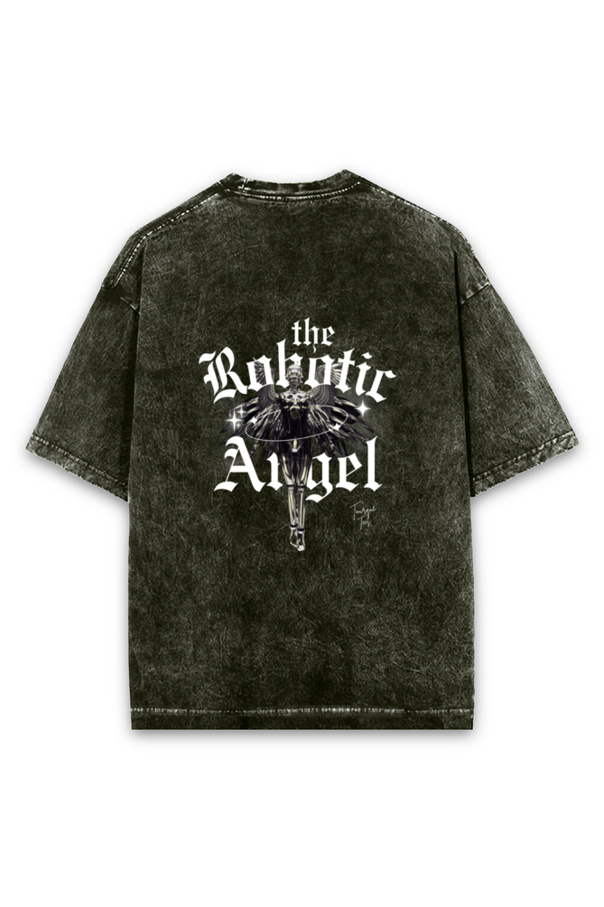 Acid Wash Design printed Tshirt