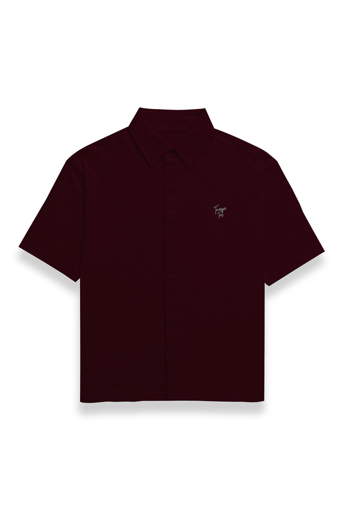 Men's Solid Oversized Shirt