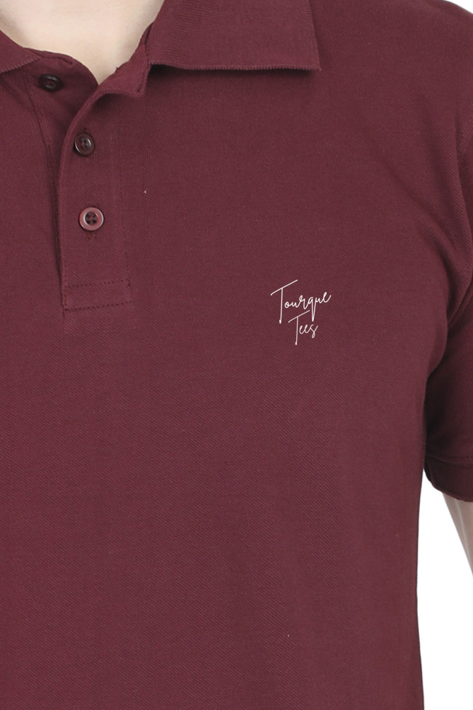 Men's Polo Solid - Half Sleeves by Tourque