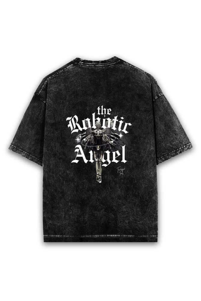 Acid Wash Design printed Tshirt