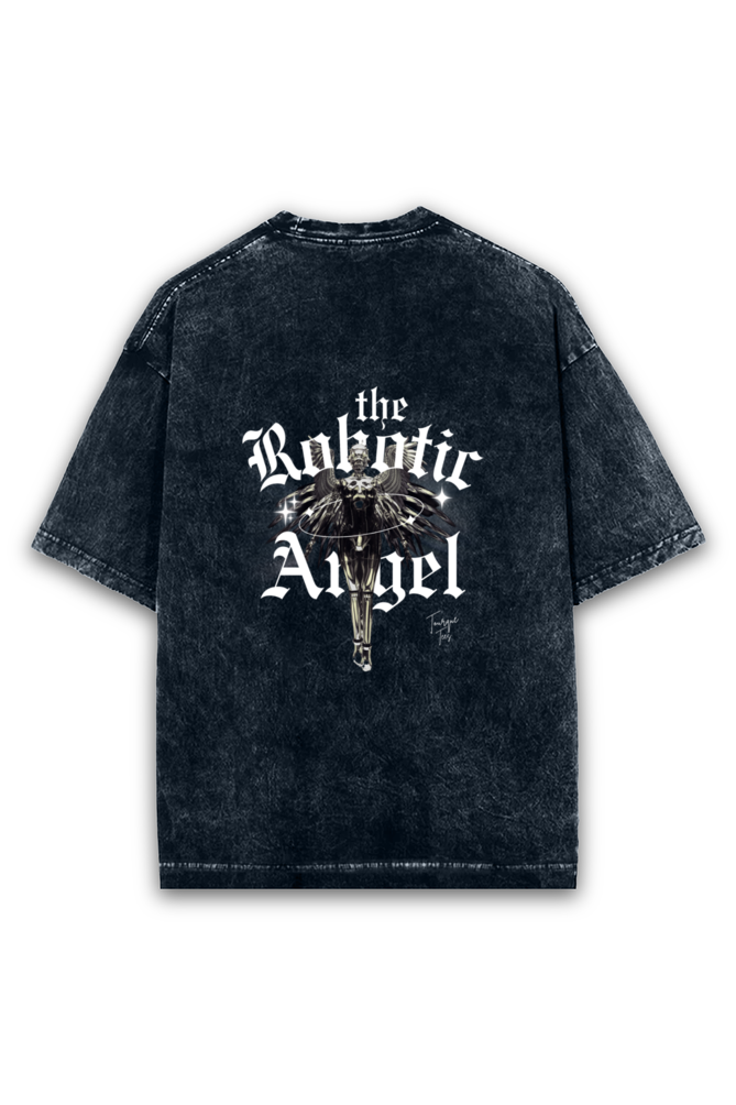 Acid Wash Design printed Tshirt