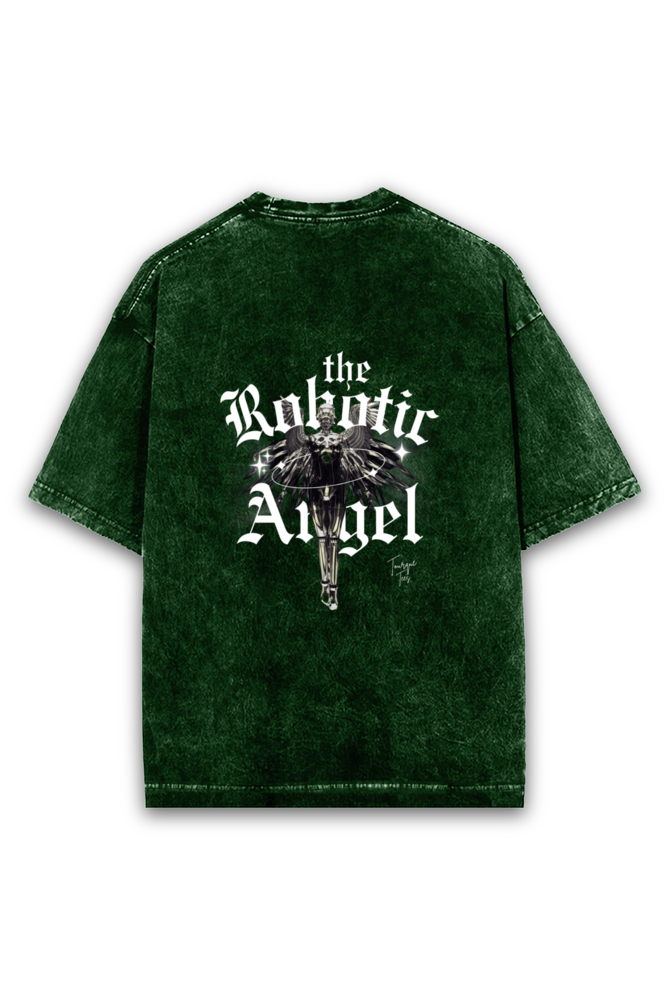 Acid Wash Design printed Tshirt